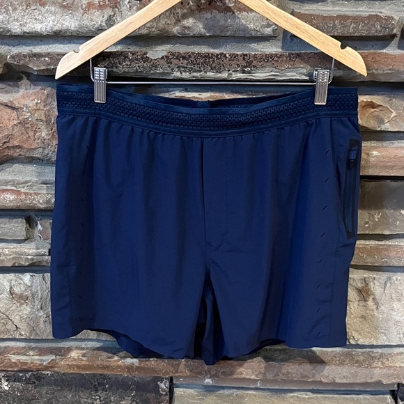 Ten Thousand The Session Athletic Short in Navy - Picture 1 of 7